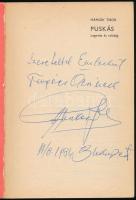 Hámori Tibor: Puskás. Legenda és valóság. DEDIKÁLT! 1982, Sportpropaganda. Kiadói papírkötés, kopott...