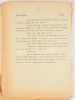 1964 Révész György : Nem c. filmjének irodalmi forgatókönyve gépelt kézirat kéziratos belejavításokk...