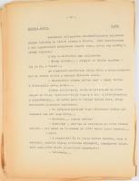 1964 Révész György : Nem c. filmjének irodalmi forgatókönyve gépelt kézirat kéziratos belejavításokk...