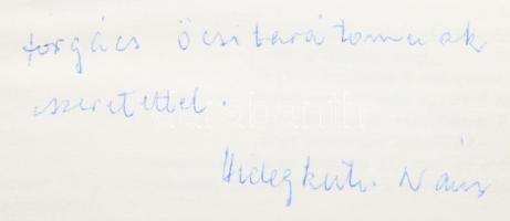 Hidegkuti Nándor: Óbudától Firenzéig. DEDIKÁLT! Bp., 1965, Sport. Félvászon kötés, kissé kopottas ál...