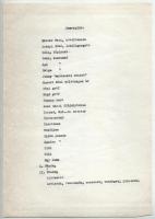 ca 1965 Feleki Kamill Holnap új menüsor c. televíziós játék forgatókönyve 49 oldalas gépelt kézirat ...