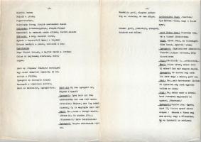 ca 1965 Feleki Kamill Holnap új menüsor c. televíziós játék forgatókönyve 49 oldalas gépelt kézirat ...