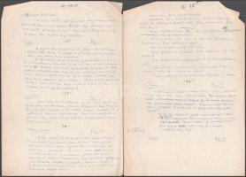 ca 1965 Boldizsár Iván műve alapján Révész György rendezésében készült Igen c. film forgatókönyve gé...