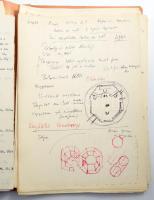 ca 1970 A tizenkettedik ember c. német-magyar film (főszerepben Törőcsik Mari) forgatókönyve és kézz...