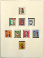 NSZK 1965-1972 Gyűjtemény falcmentes Lindner albumban tokkal (Mi EUR 230.-)