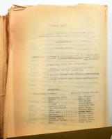 1962 A Senki karácsonya c. film, írta Szirmai Rezső, Rendezte: Horváth Tibor. forgatókönvye, rendezői példány. Kézirat. kb 100 oldal