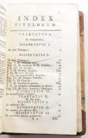 Thoma ex Charmes (1703-1765): Compendium Theologiae Universae ad usum examinandorum auctore R. P. - ...