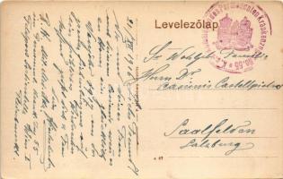 1916 Beszterce, Bistritz, Bistrita; látkép. F. Stolzenberg kiadása / general view + "K.u.K. Kom...