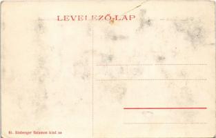 Balázsfalva, Blasendorf, Blaj; Piac részlet, Sinberger Salamon üzlete és saját kiadása 61. (W.L. ?) ...