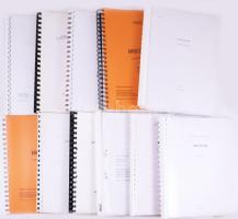 ca 1990-2015 50 db Magyar, vagy magyar koprodukcióban készült film forgatókönyve, általános, sminkes...