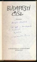 Karinthy Ferenc: Budapesti ősz. DEDIKÁLT! Bp., 1982, Szépirodalmi. Kiadói egészvászon kötés, papír v...