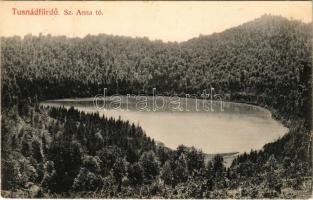 1902 Tusnádfürdő, Baile Tusnad; Szent Anna-tó. Dragoman S. J. kiadása / Lacul Sfanta Ana / lake (EK)