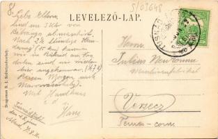 1902 Tusnádfürdő, Baile Tusnad; Szent Anna-tó. Dragoman S. J. kiadása / Lacul Sfanta Ana / lake (EK)