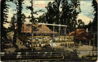 1913 Szováta, Sovata; Fővárosi étterem, pincérek / restaurant, waiters (kopott sarkak / worn corners)