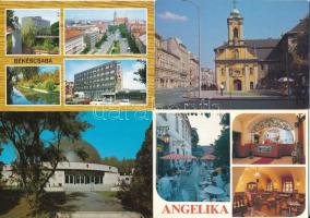 18 db MODERN megíratlan magyarországi város képeslap / 18 modern unused Hungarian town postcards