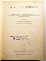 Somogy vármegye. Szerk.: Dr. Csánki Dezső. Magyarország vármegyéi és városai. Magyarország monográfi...