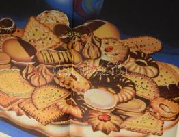 ca 1930 Dreher uzsonna nagy méretű reklám plakát. Litográfia. Markó Géza grafikája. Klösz nyomda. Ha...