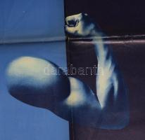 ca 1930 Alpa sósborszesz nagy méretű reklám plakát. Litográfia.jelzett. LH. Hajtva, hajtásnál kis sz...