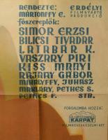 1941 Behajtani tilos nagy méretű mozi film plakát. Rendezte: Mártonffy Emil. Főszereplők: Bilicsi Ti...