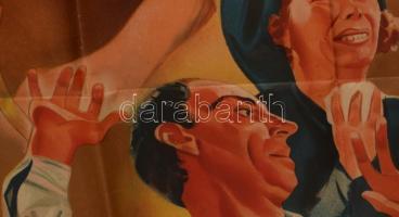 1941 Behajtani tilos nagy méretű mozi film plakát. Rendezte: Mártonffy Emil. Főszereplők: Bilicsi Ti...