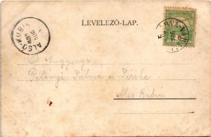 1904 Árvaváralja, Oravsky Podzámok (Tátra, Tatry); Árva vára / castle (fl)