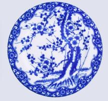 Japán 22 részes cseresznyevirág mintás tojáshéj porcelán teás készlet, süteményes tányérokkal, telje...