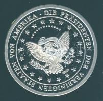 Németország 1993. "Bill Clinton" Ag 8,4g emlékérem T:PP