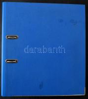 400 férőhelyes képeslap berakó lefűzött mappában (kissé foltos)