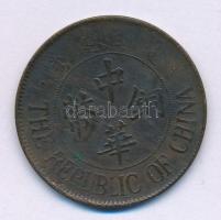 Kína 1924. 20c Cu T:VF patina
China 1924. 20 Cash Cu C:VF patina
Krause Y#312