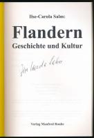 Ilse Carola Salm: Flandern. Geschicthe und Kultur. A szerző, Ilse Carola Salm (1911-2007) publicista...