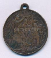 1896. "Ezredéves Történetünk Ezredekre Remény Nekünk - Honfoglalás" millenniumi kétoldalas...