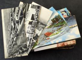 170 db MODERN nagyalakú külföldi város képeslap / 170 modern large-sized foreign town postcards