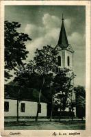 Csorvás, Evangélikus templom. Hangya kiadása (gyűrődés / crease)