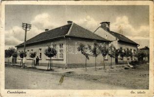 Csanádapáca, Evangélikus iskola. Evang. templom-alapra (felületi sérülés / surface damage)