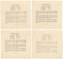 1991. "Bongó" sorsjegy 10Ft értékben, január 26-i húzás (4x) T:XF