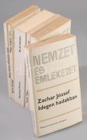 A Nemzet és Emlékezet sorozat 6 db kötete: Bajza József elfeledett írásai; Spira György: Négy magyar sors; Kazinczy Ferenc: Az én életem; Frank Tibor: Marx és Kossuth; Hajdu Lajos: forradalmár, vagy szerencselovag?; Zachar József: Idegen hadakban. Bp., Magvető. Kiadói papírkötés, jó állapotban.