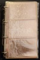 2 db üres 60-60 férőhelyes képeslap berakó, 31,5 x 19,5 cm méretben