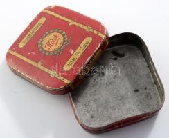 Kolok Black Record Royal 10 13mm fém doboz, kopásnyomokkal, 6,5×6,5×2 cm