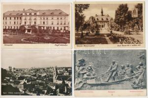 7 db RÉGI magyarországi város képeslap vegyes minőségben / 7 pre-1945 Hungarian town postcards in mixed quality