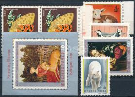 1970-1977 Kis tétel, benne kb 60 db sor és 8 db blokk, 5 db borítékban és egy stecklapon (~25.000)