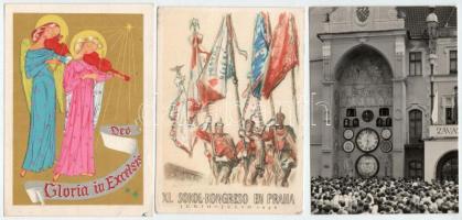 9 db RÉGI és MODERN eszperantó tétel vegyesen / 9 pre-1945 and moder Esperanto postcards