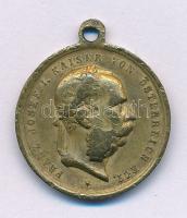 Ausztria 1890. "Ferenc József - Mezőgazdasági és Erdészeti Kiállítás Bécs 1890" "FRANZ JOSEF I KAISER VON ÖSTERREICH ETC. / LAND-U. FORSTWIRTSCHASFTL AUSSTELLUNG WIEN 1890" aranyozott bronz emlékérem, füllel. (20mm). Szign.: J. CH. (J. Christlbauer) T:XF  Austria 1890. "Franz Joseph - Agricultural and Forestry Exhibition Vienna 1890" "FRANZ JOSEF I KAISER VON ÖSTERREICH ETC. / LAND-U. FORSTWIRTSCHASFTL AUSSTELLUNG WIEN 1890" gold plated commemorative medallion, with ear. (20mm). Sign.: J. CH. (J. Christlbauer) C:XF