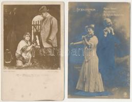 12 db RÉGI és MODERN motívum képeslap: külföldi színészek és színésznők vegyesen / 12 pre-1945 and M...