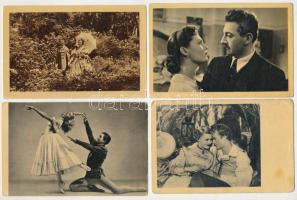 12 db MODERN motívum képeslap: magyar színészek és színésznők / 12 MODERN motive postcards: Hungarian actors and actresses