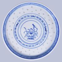 Kínai rizsszem mintás rizsboros készlet, tálcával, kiöntővel, hozzá 6 darab rizsszemes leveses kanál...