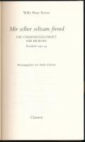 Willy Peter Reese: Mir selber seltsam fremd. Die Unmenschlichkeit des Krieges. Russland 1941-44. Sze...