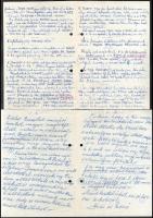 cca 1976-1977 Ajtay-Gecse Viktor Petőfi-kutató és családja levelezése