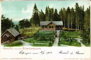 1902 Mariazell (Steiermark), Bürgeralpe. Verlag Jos. Rohrbacher / view (EK)