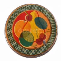 Berény Róbert: Ocean cukorka ca 1930. Fém doboz. jelzett, / Ocean candy box by Design by, Robert Bereny metal box, signed. d: 8 cm