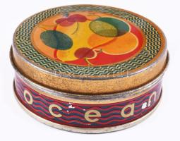 Berény Róbert: Ocean cukorka ca 1930. Fém doboz. jelzett, / Ocean candy box by Design by, Robert Ber...